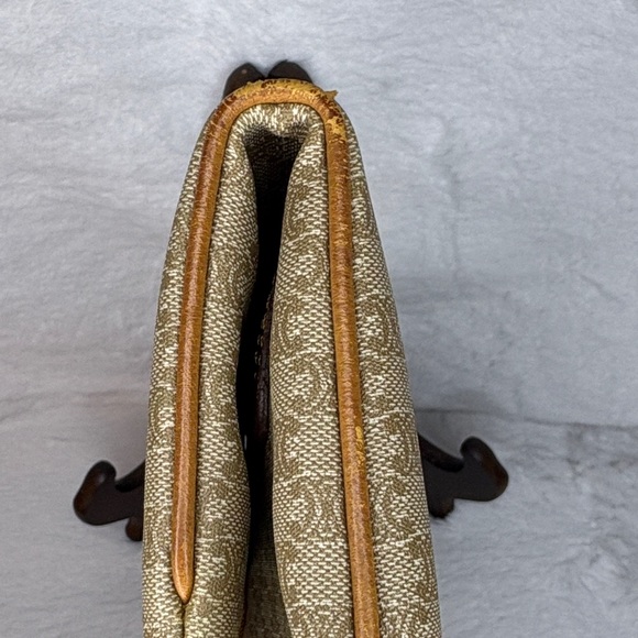 Celine Authentic Macadam Canvas Fold Over Clutch Bag - Vintage - Picture 11 of 15